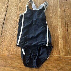 Abercrombie Kids Navy White One Piece Swimsuit
